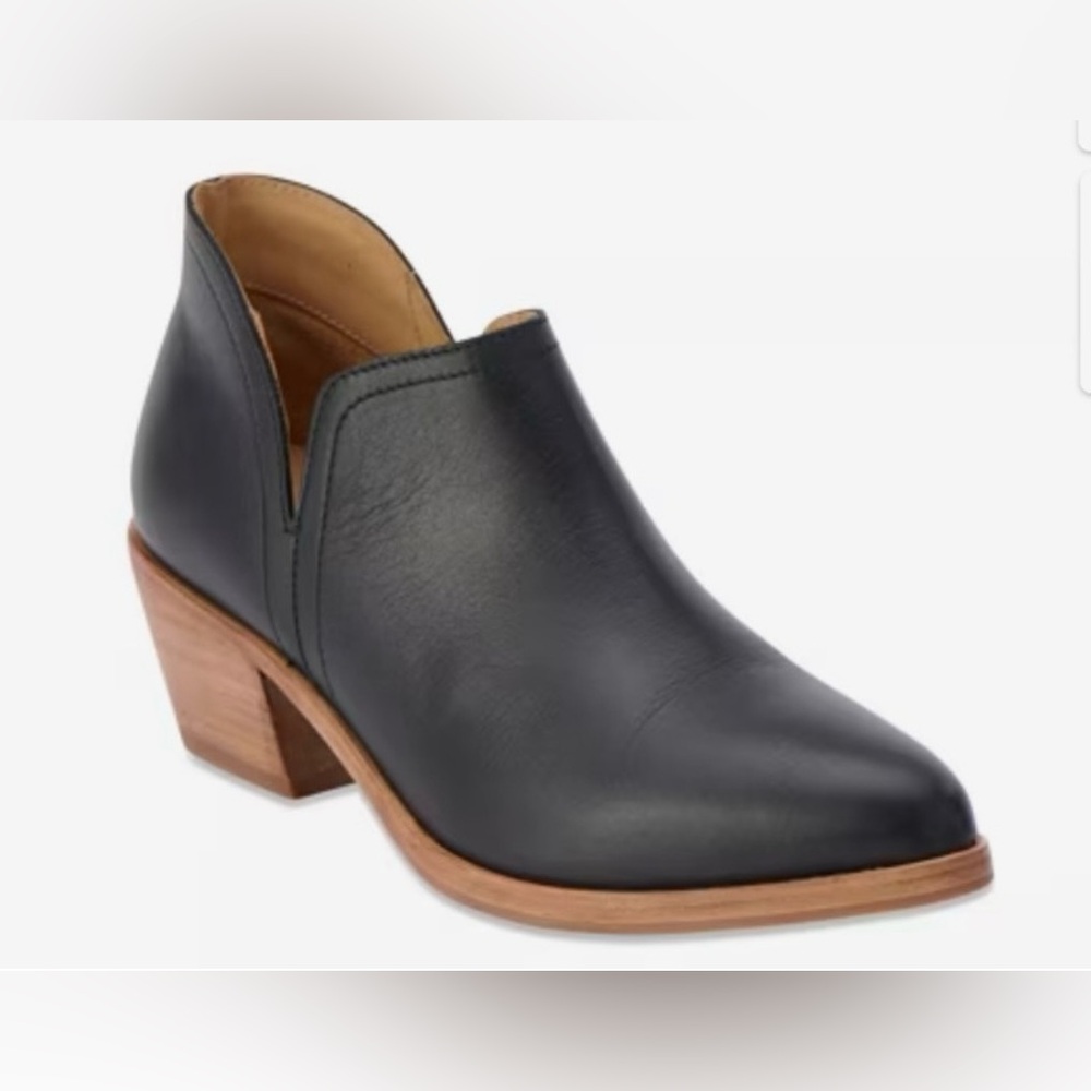 NWT Nisolo Mia Black Leather Everyday Bootie Ankle Boots Size 9